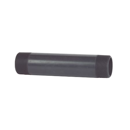 B & K B&K Schedule 80 1/2 in. MIP X 1/2 in. D MIP PVC 4-1/2 in. Nipple 1 pk 403-045